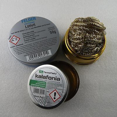 Entlötlitze 1,9mm breit 1,5m lang mit Kolophonium Löten Entlöten Litze rosin