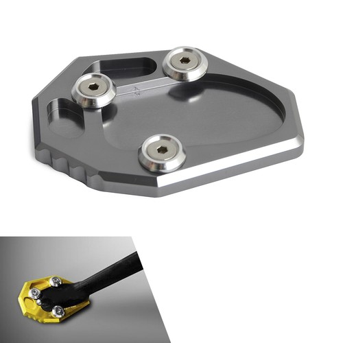 CNC Enlarge Side Stand Plate For Yamaha FZ6R XJ6 ABS 2009-16 FZ6R-S2 ABS 2004-09 - Picture 11 of 11