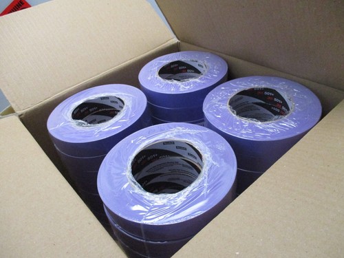 Box of 36 rolls 3M Scotch 501+ High Temp Purple Masking Tape .94"x60.1 yd 9-A.05 - Picture 2 of 7