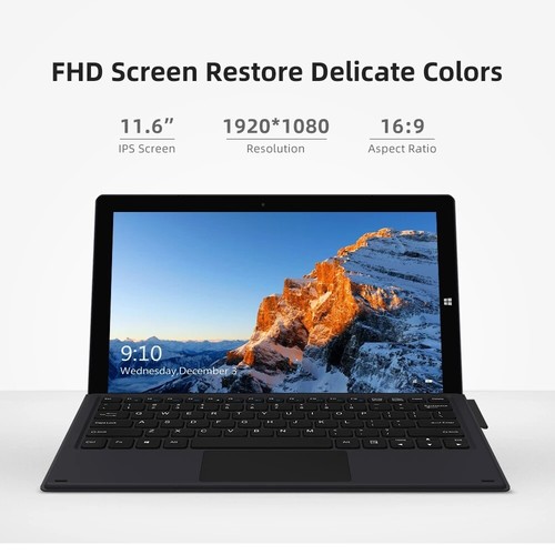 CHUWI UBook X 12' Windows11 Tablet Intel N4100 Quad Core 8G+256G Laptop PC - Picture 7 of 9