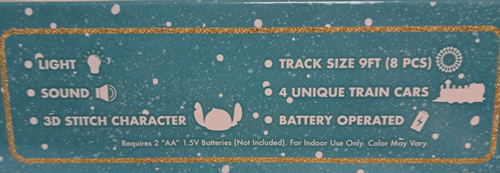 Stitch Holiday Express Juego de Tren de Navidad de 12 Piezas con Luz y Sonido Disney Lilo - Imagen 7 de 7