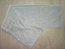 womens solid gray INFINITY SCARF fleece 70 inches around ONE SIZE FITS MOST soft