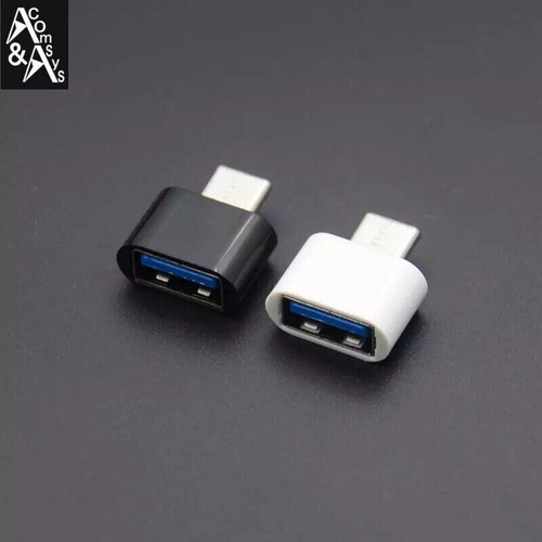 Adapter OTG USB 3.0 USB A Buchse auf USB C Typ C Stecker Samsung Kurz Schwarz - Bild 7 von 10