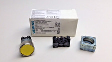 Siemens 3SB3-602-0AA31 Yellow Push Button Flat 22mm 1 NO