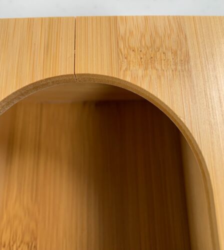 Bamboo Ziplock Bag Storage Organizer and Dispenser for Kitchen Drawer Baggies - Picture 6 of 9