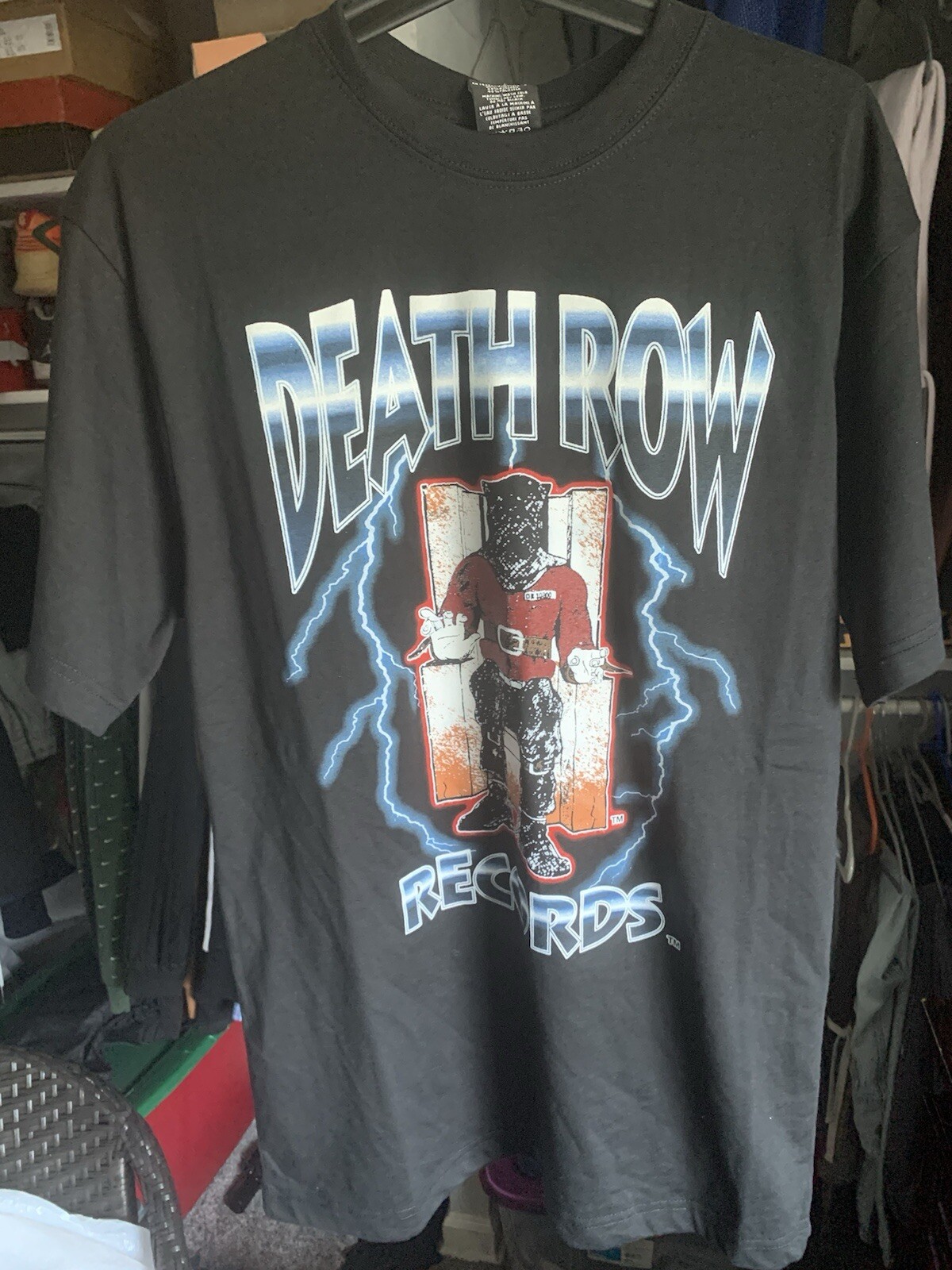 FILA *NUOVA* T shirt da uomo retrò Death Row Records taglia (M)