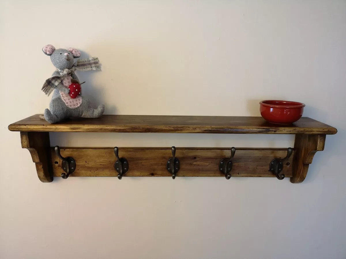Victorian coat rack with shelf hot sale