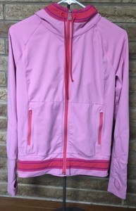 Details About Alo Pink Coral Yoga Hoodie Workout Gear Zip Up Small Details About Alo Pink Coral Yoga Hoodie Workout Gear Zip Up Small