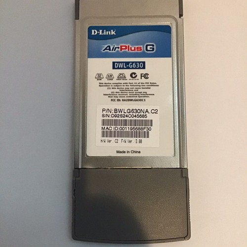 D-Link AirPlus G DWL-G630 Wireless CardBus Adapter - Picture 4 of 4