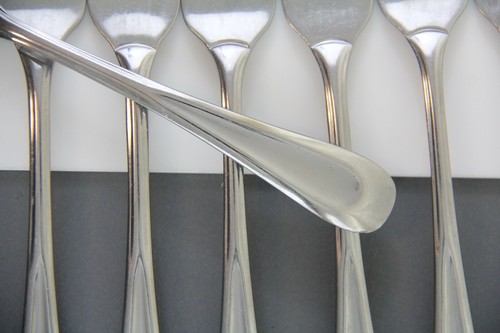 VINTAGE ONEIDA SATIN SAND DUNE 29 PC FORK SPOON KNIFE STAINLESS FLATWARE SET LOT - Picture 3 of 4