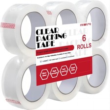 Packing Tape - Heavy Duty, Great for Packing, Shipping & Moving - 2.7mil, 1.88"