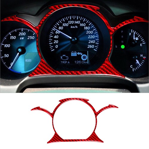 Red Carbon Fiber Interior Speedometer Frame Cover Trim For Lexus GS300/350/430 - Bild 1 von 9