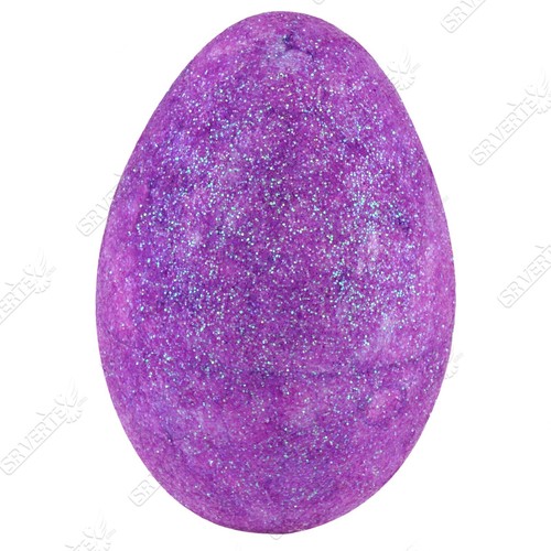 52cm Easter Straw Woven Ribbon Wrapped Bonnet Glitter Foam Eggs DIY Craft Set - Picture 27 of 52