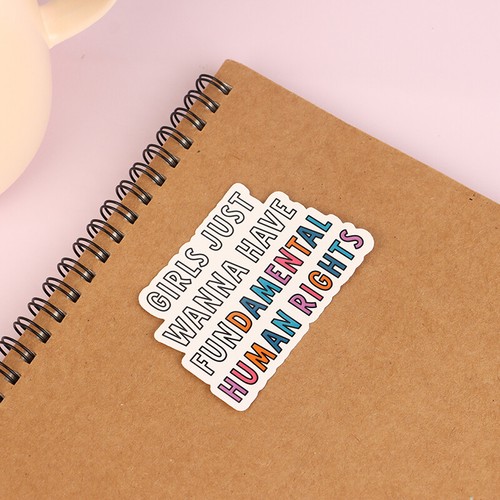 Empowerment & Reproductive Rights Weatherproof Vinyl Sticker Feminist & Roe - Photo 10/10