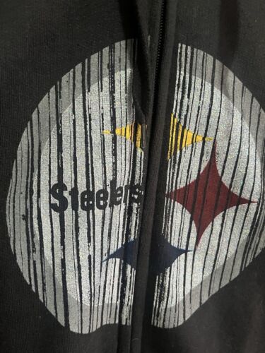 Pittsburgh Steelers Black Zip Up Sweatshirt.Women’s. Size Large. New With Tags. - Picture 2 of 3