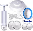 Mason Jar Vacuum Sealer Kit for FoodSaver With Manual Portable Vacuum Sealer