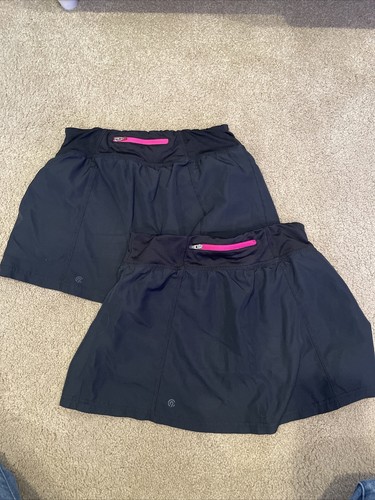 Lot Of 2 Girls Champion Black Skirt Skort L (10-12) - Picture 4 of 4