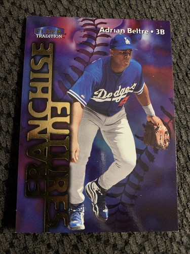 1999 Fleer Tradition Franchise Futures Adrian Beltre Rookie Card RC #576 Dodgers - 第 1/4 張圖片
