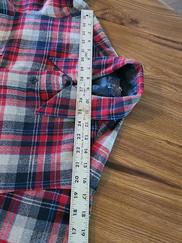 Vtg Pendleton Men’s 100% Virgin Wool Flannel Board Shirt M - Picture 7 of 8