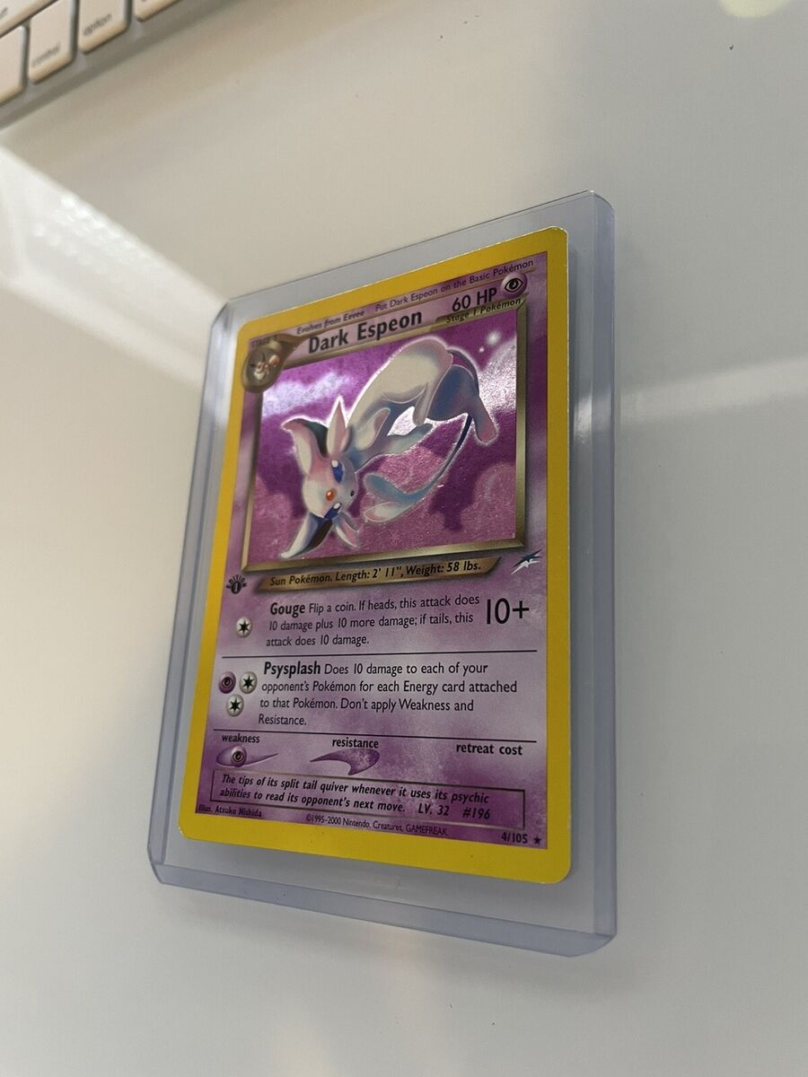 Dark Espeon - 4/105 - Holo 1st Edition Neo Destiny Pokemon