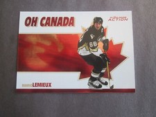 2003 IN THE GAME ACTION OH CANADA HOCKEY CARD MARIO LEMIEUX PITTSBURGH PENGUINS