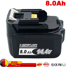 Akku Für Makita 14,4 V 8,0 Ah LED BL1430B 197615-3 BL1415 BL1440 BL1450 194066-1