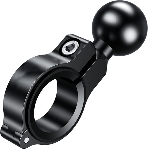 Aluminum Alloy Handlebar Mount Base with 1'' TPU Ball for Round Rail Diameter - Zdjęcie 9 z 15