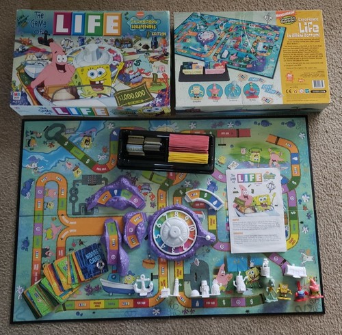 HASBRO MILTON BRADLEY THE GAME OF LIFE SPONGEBOB SQUAREPANTS 2005 - Bild 2 von 10