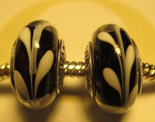 925 SILVER BEAD EUROPEAN CHARM FOR BRACELET A97G OLIVE GREEN SWIRL CIRCLE SWIRLY