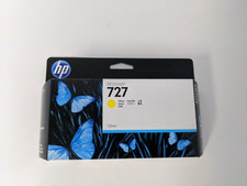New Genuine HP 727 Yellow 130ml B3P21A DesignJet T1500 T920 T2500  JUL 2023