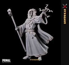 Black Raistlin Dragonlance Wizard Miniature D&D Figure RPG Tabletop Game