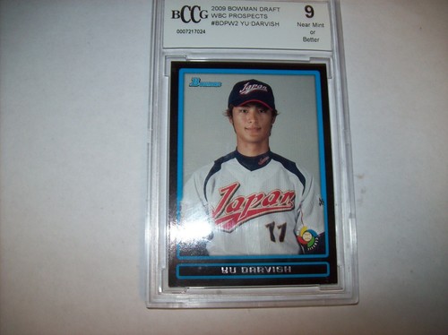 Bowman Draft WBC Prospects 2009 #BDPW2 Yu Darvish novato BCCG 9 envío gratuito - Imagen 1 de 3