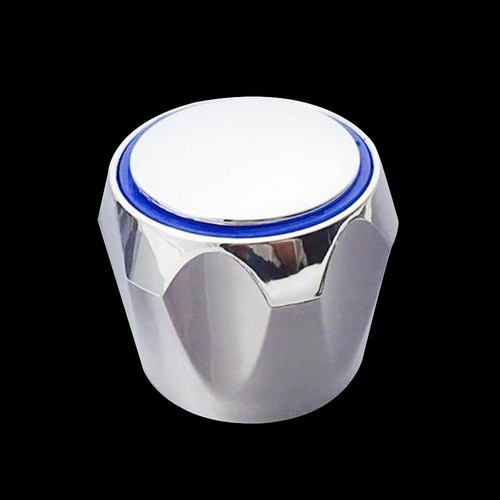 1/2 Pcs Replacement Hot & Cold 1/2" Tap Top Head Covers - Chrome Plated TK - Picture 8 of 10