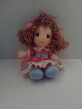 vintage 1992 applause precious moments girl sarah doll plush 10" tall