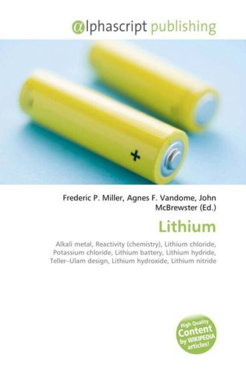 Frederic P. Miller (u. A.) | Lithium | Taschenbuch | Englisch