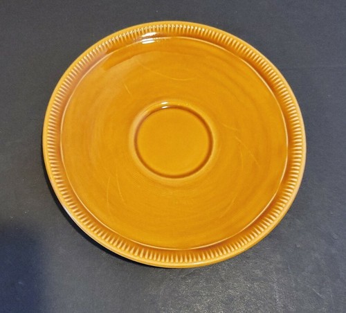Taza de té y platillo de café marrón dorado de trigo franciscano de colección ~ MCM - Imagen 5 de 7