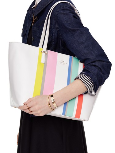 Kate Spade Bag PXRU6435 Cedar Street Multistripe Harmony Bag COD SALE Agsbeagle - Picture 2 of 6