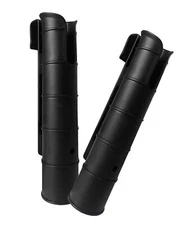 2 PCS Cooler Fishing Rod Holder Attachment with Tie-Down Slot Black DIY