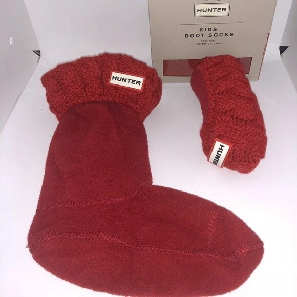 Hunter 146212 Niños Unisex Bota Militar Rojo Calcetín Talla XS Foto 2 de 2