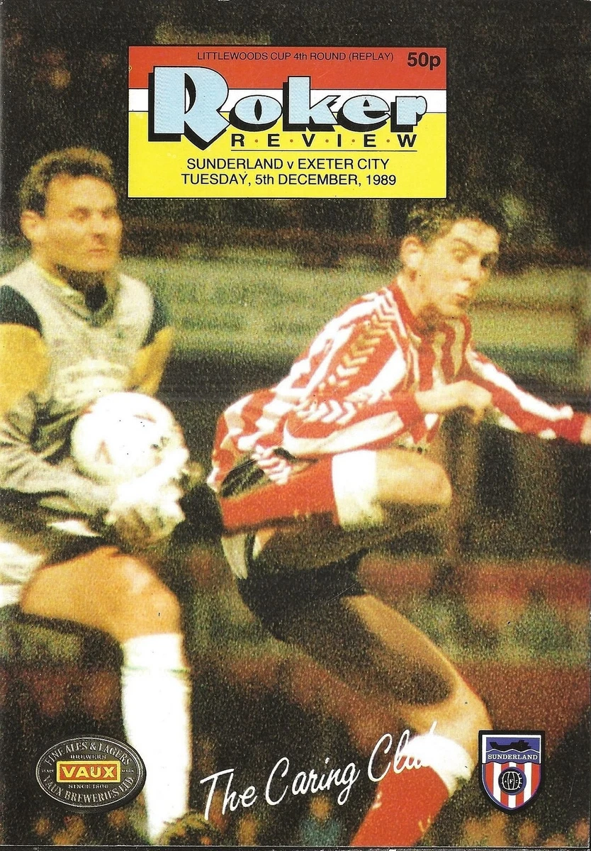 Programme Match Sunderland Vs West Ham - Coupe De La Ligue - 27/09/1988 - Port Offert