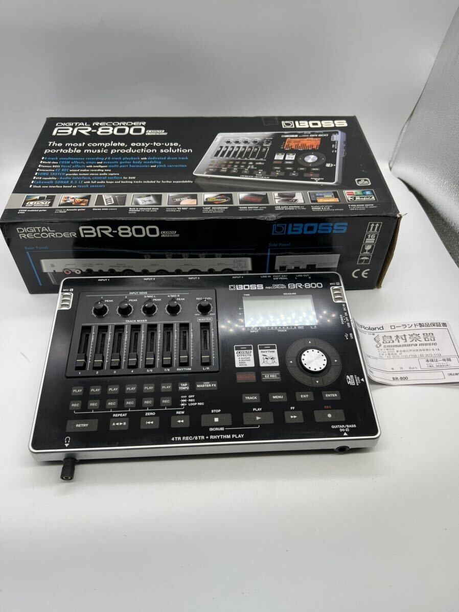 BOSS DIGITAL RECORDER BR-800目立った傷汚れはありません