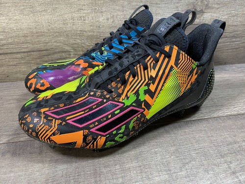 Adidas Adizero Three Stripe Life Football Cleats Shoes Multi Color Mens Size 10 - Picture 10 of 14