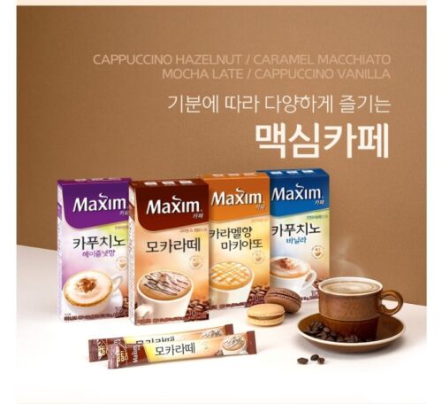 Mezcla de café Maxim Café Caramelo Macchiato 13 gx 10 barras x 6 caja saludable Corea - Imagen 5 de 9