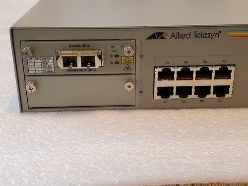 Allied Telesyn AT-8724XL 24FE Layer 2-4 Switch AT-A42 - Picture 4 of 9