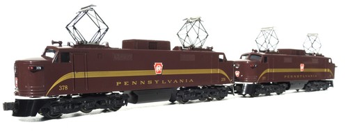 Exceptional Williams O gauge Pennsylvania EP5 brown 5 stripe AA locomotives - Picture 11 of 22