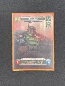 Boba Fett Showcase Foil Star Wars Unlimited Shadows Of The Galaxy