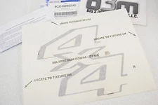 2015-2016 Ford Super Duty 4X4 Decal Emblem Magnetic LH Side or RH Side new OEM