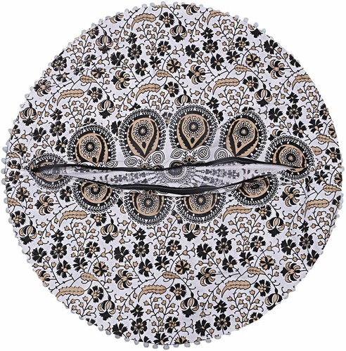 Cover Round Mandala Floor Pillow Cushion Case Decor Room Pouf Pom Indian Ottoman - Picture 23 of 49