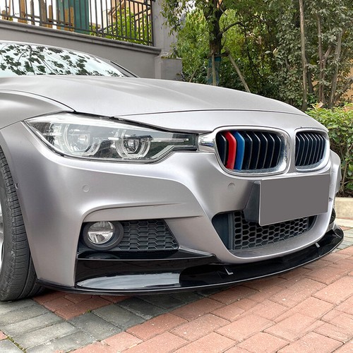 ALERÓN LABIO DIVISOR DELANTERO BMW SERIE 3 F30 F31 M SPORT 12-2018 NEGRO BRILLANTE - Imagen 3 de 13