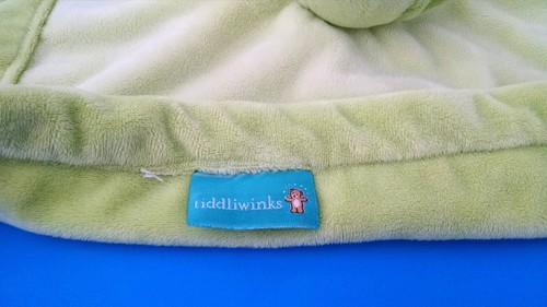 Tiddliwinks Green Elephant Plush Security Snuggle Blanket Baby Lovey Velour - Bild 8 von 8